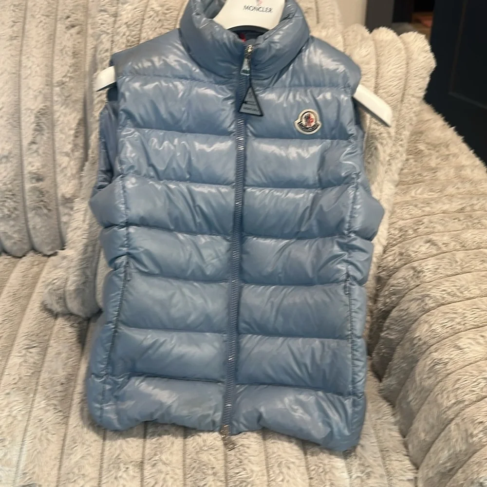 Moncler Men's Light Blue Quilted Vest - Picture 17 of 17